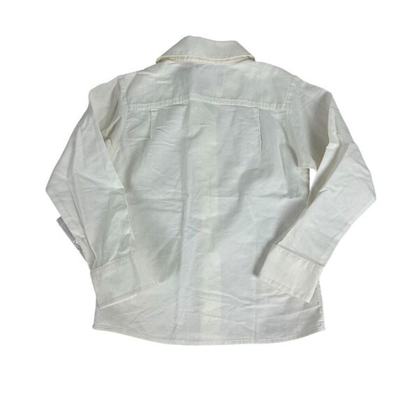 Vineyard Vines Girls Tinkerbell Button Front Top White size 6 - Picture 2 of 4